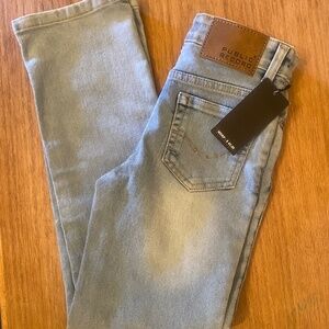 Public Record Boys Size 8 Straight Fit Jeans